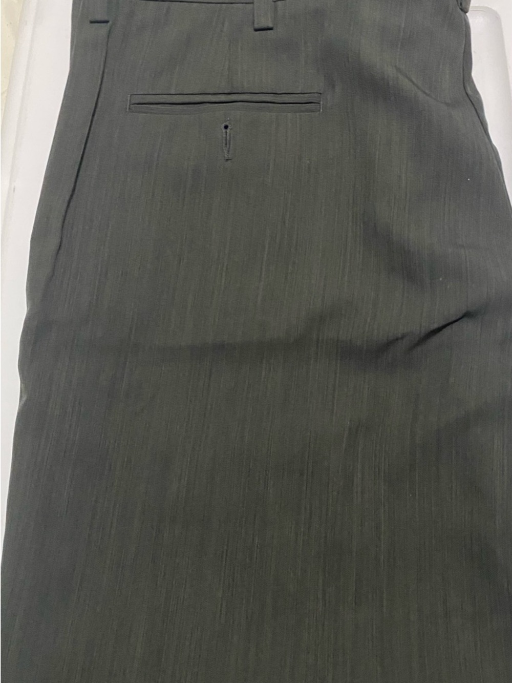 Kenneth Cole Reaction Men's Black Pinstripe Flat-Front Pants